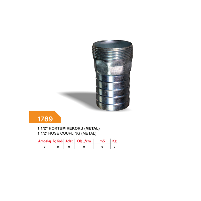 SAYIM 1789 1 1/2" HORTUM REKORU (METAL)